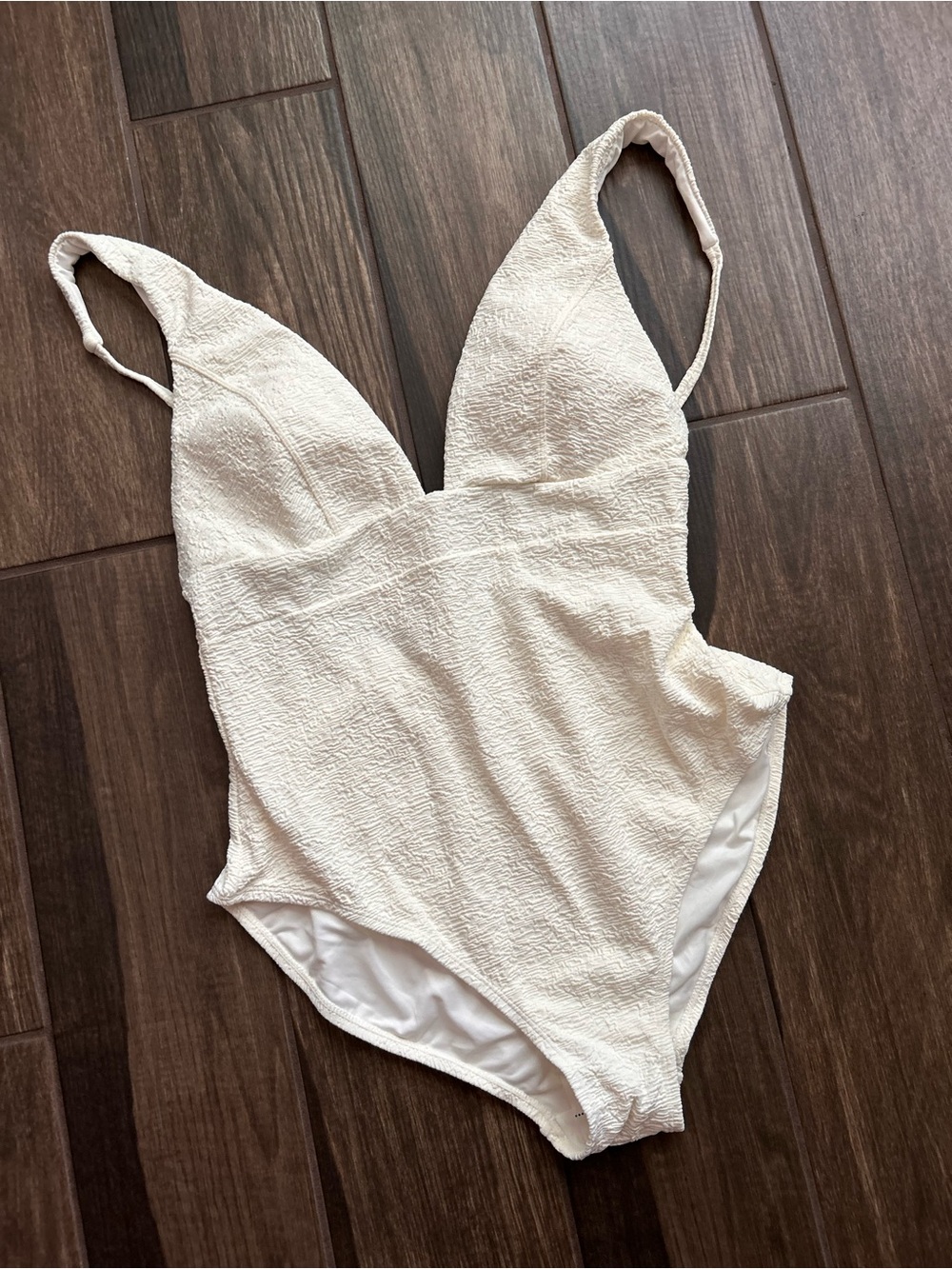 NWT Andie Sardinia One Piece Swimsuit in Bone White Sz XL - Picture 3 of 9